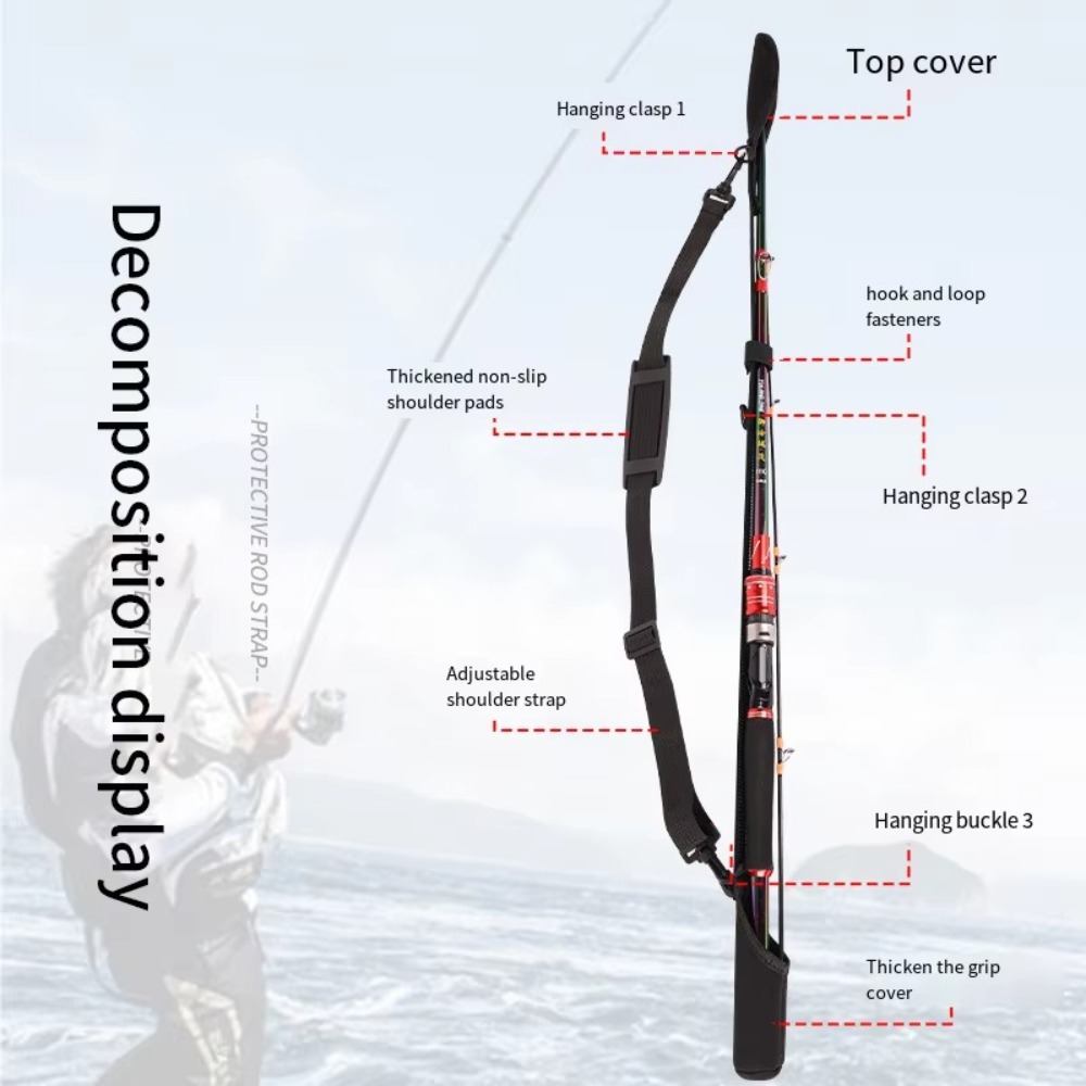 Fishing Rod Storage Bag Adjust - Reel Cover recension och pris