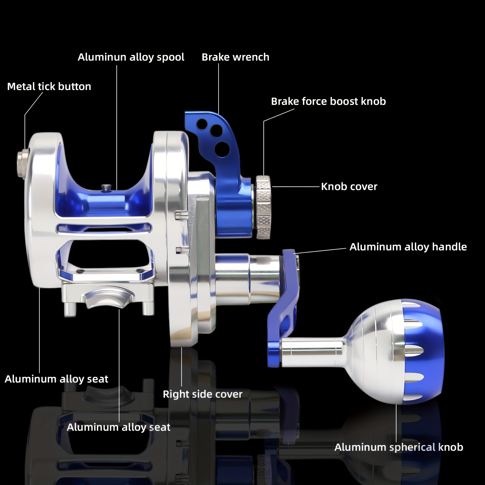 Topline 30KG Power Drag Jiggin - Trolling Reel recension och pris